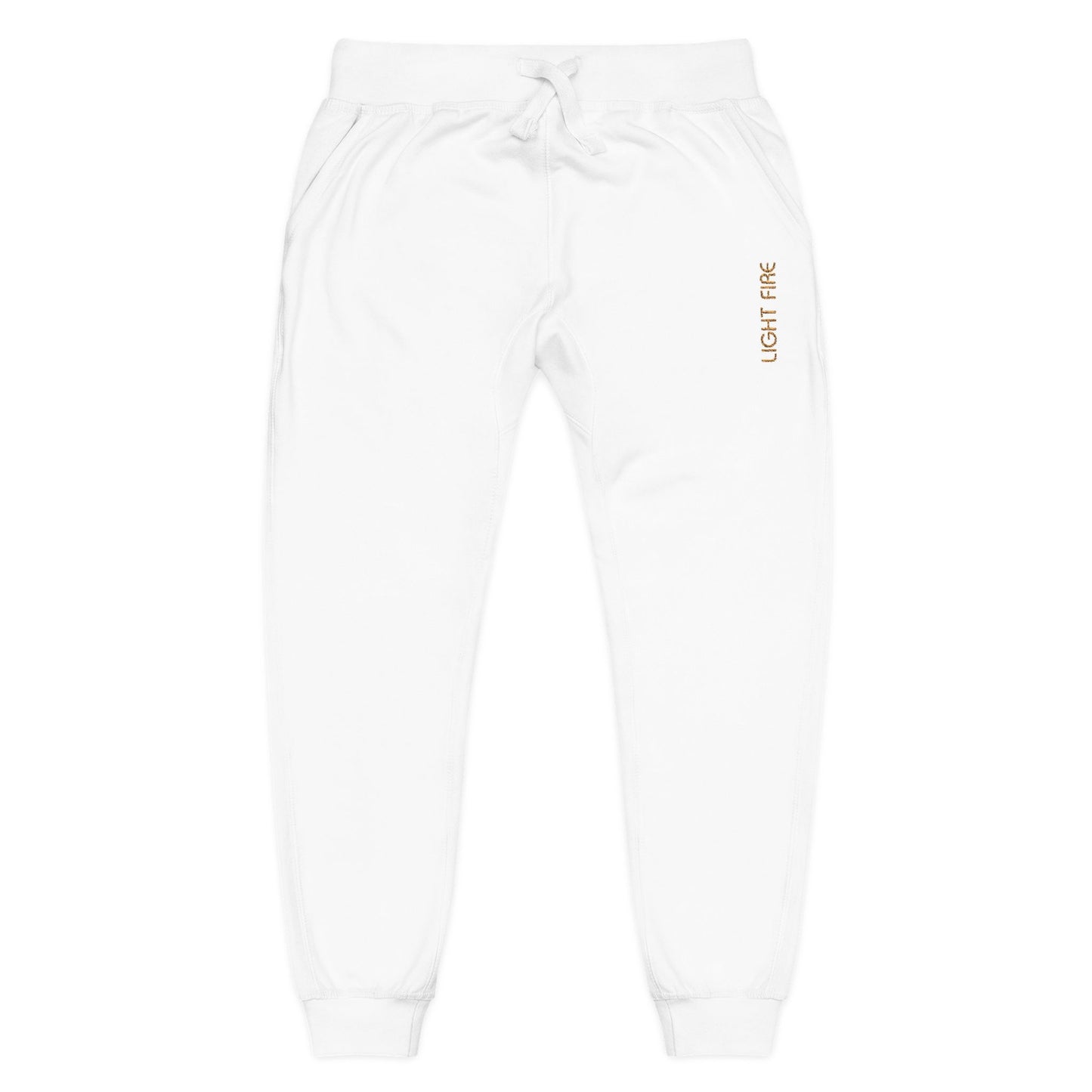 Light Fire Essential | White joggers Unisex